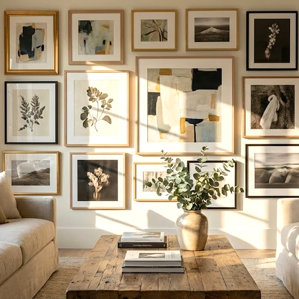 البراويز واللوحات الجدارية