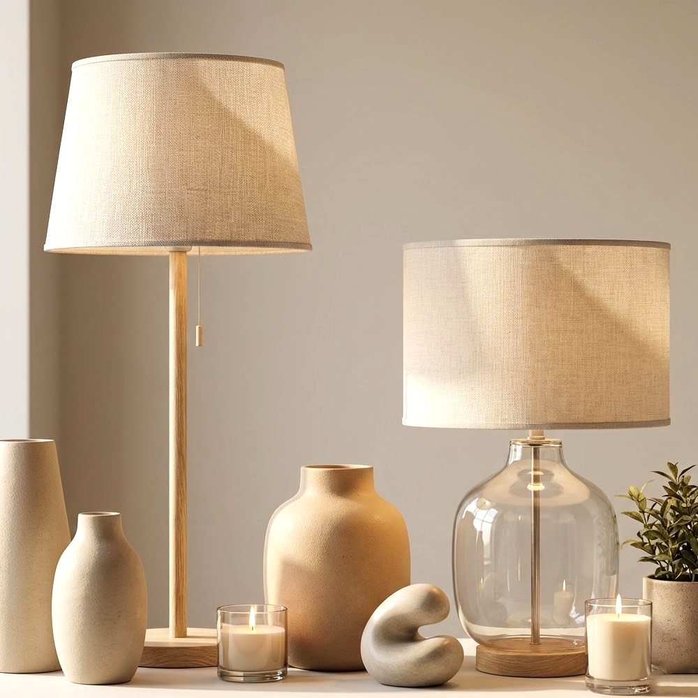 الأضاءة ولوازم الديكور