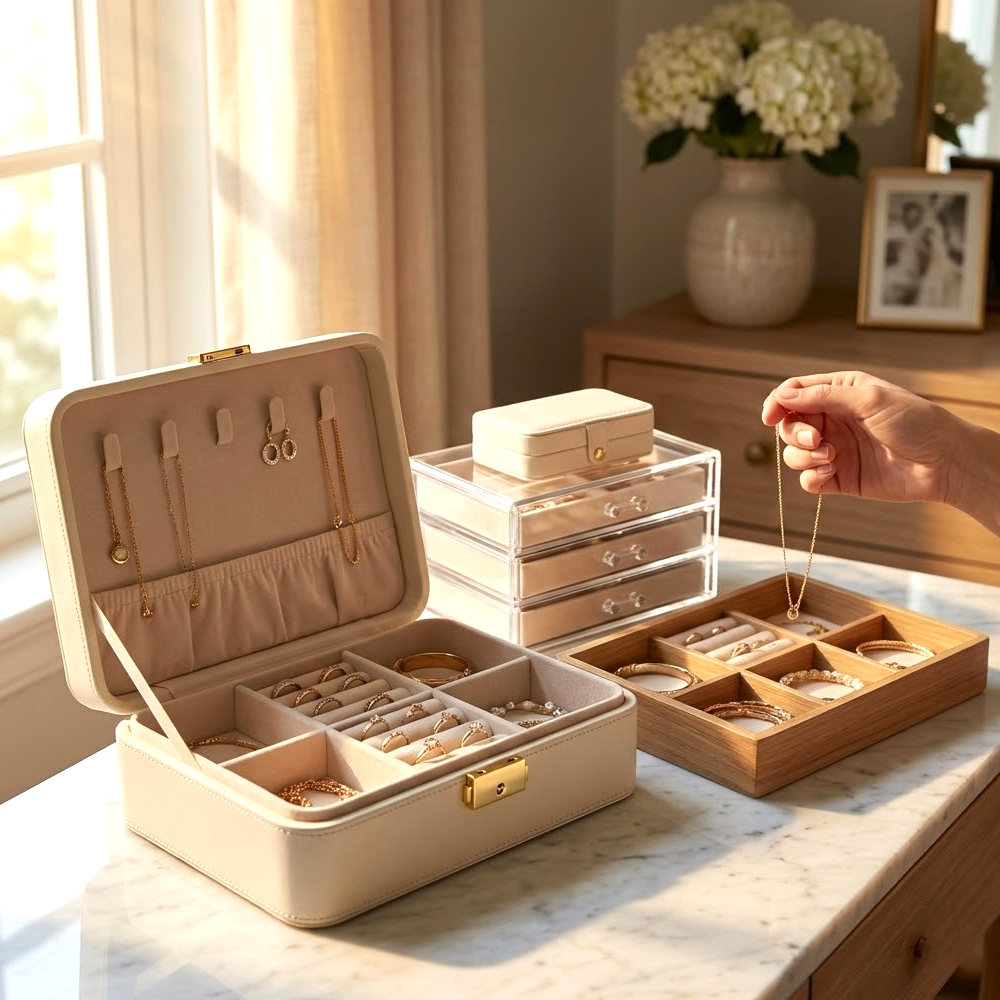 صناديق ومنظمات المجوهرات