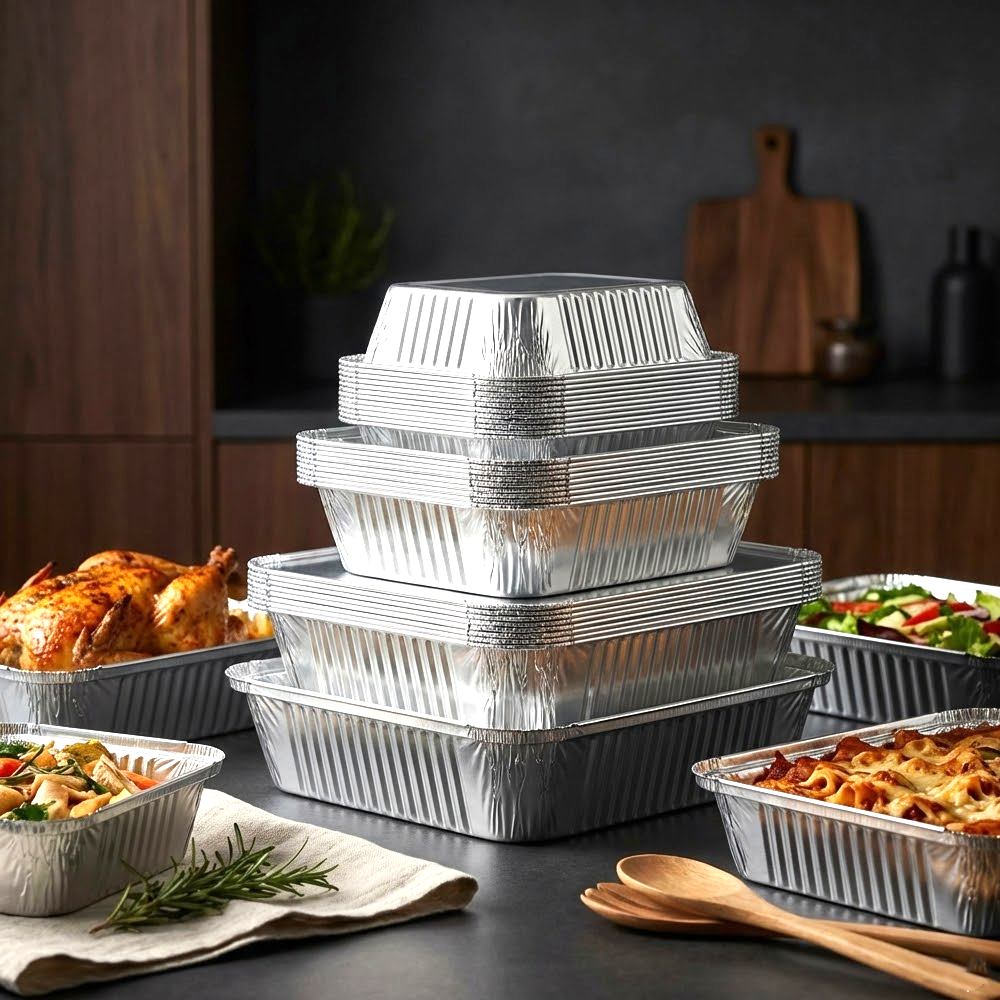 اطباق وأوعية ألومنيوم