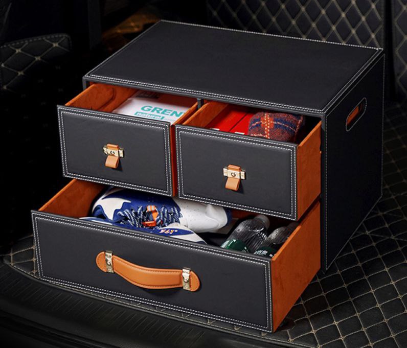 صندوق تخزين للسيارة بسعة تخزين كبيرة