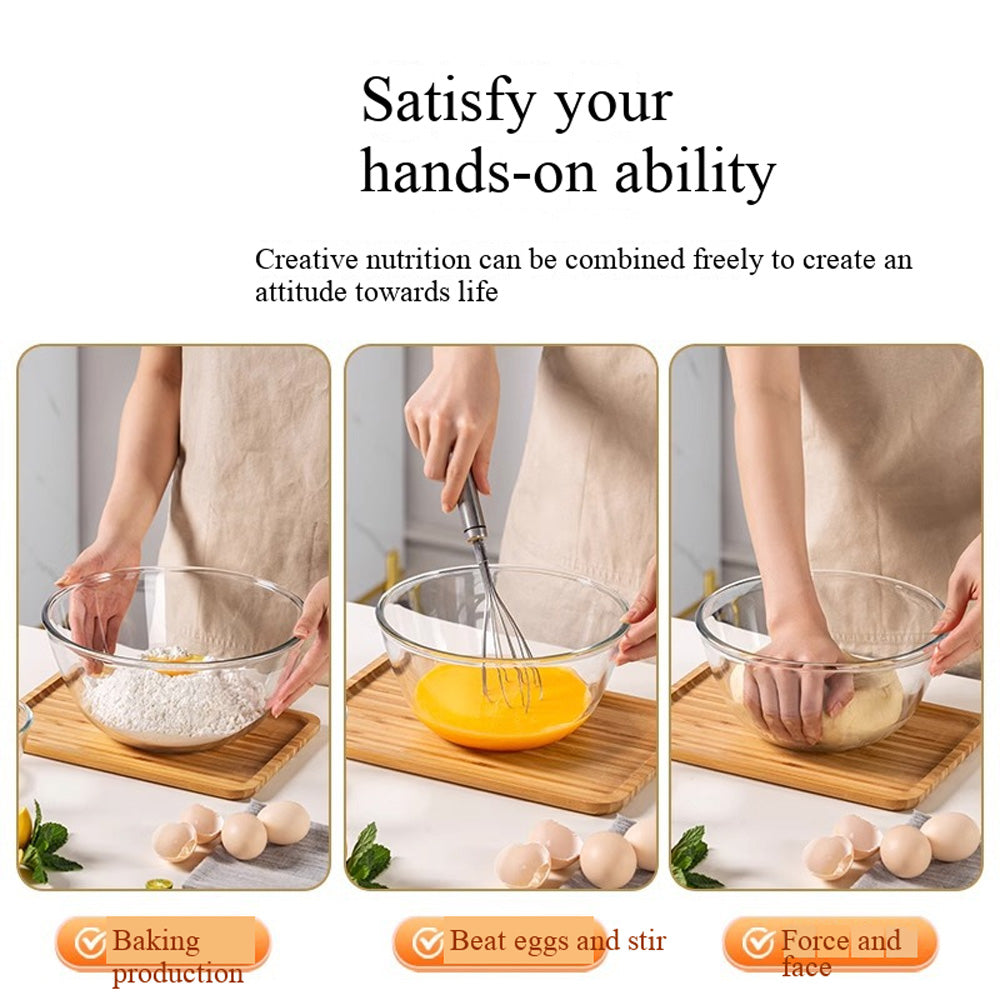 مجموعة أوعية زجاجية