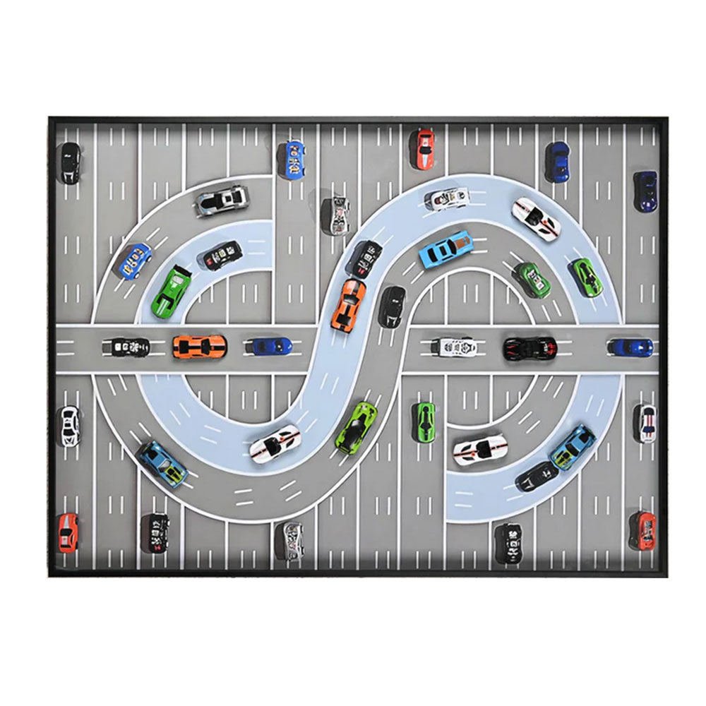 إطار لحركة مرور السيارة فني