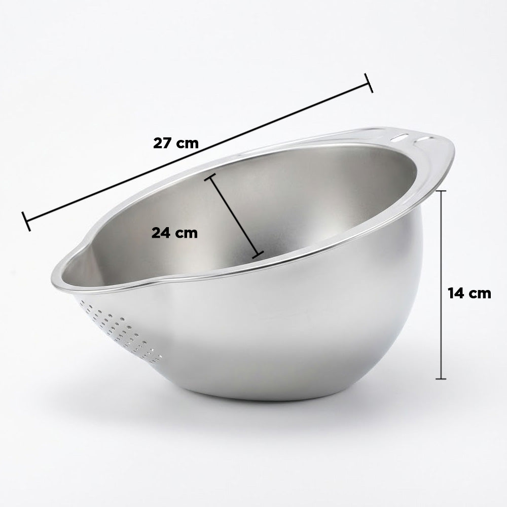 وعاء غسل وتصفية الأرز