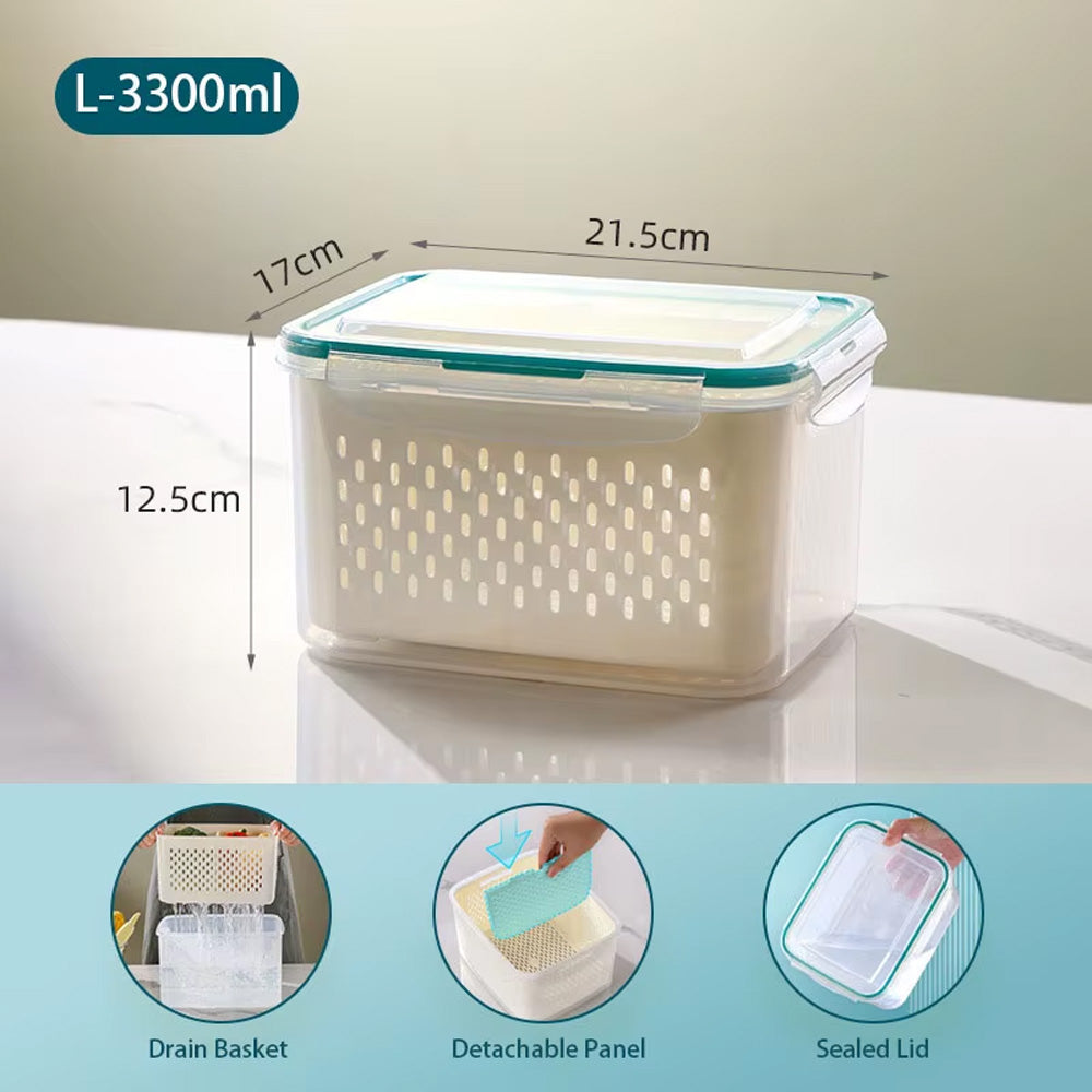 حافظة تخزين سلة تصريف محكمة الغلق