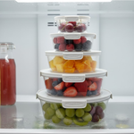 طقم علب حفظ الطعام محكمة الإغلاق 5 أحجام