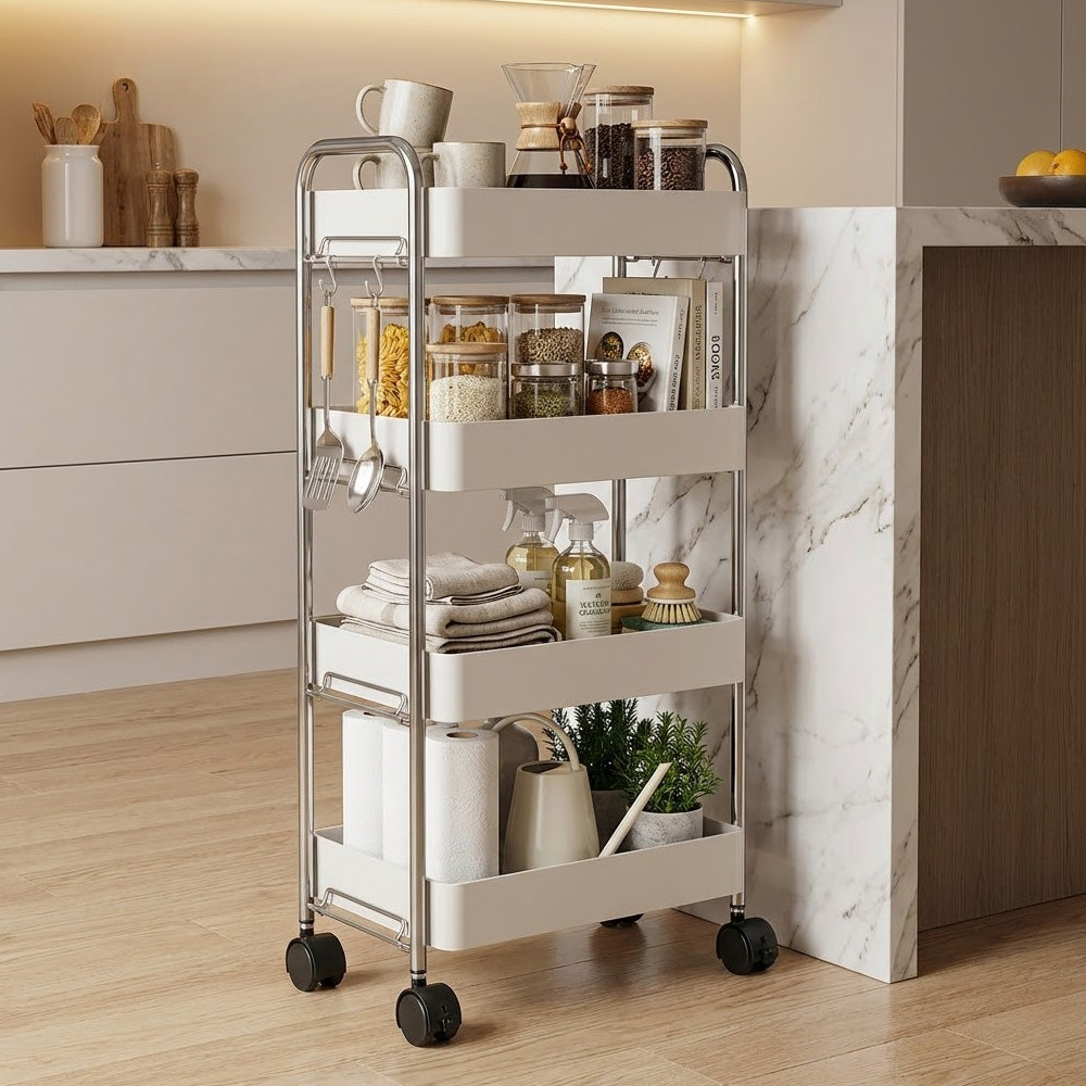 سلة تخزين من 4 طبقات