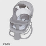 كرسي هزاز مع مظلة وألعاب قطيفة