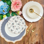 طقم أطباق مائدة فاخر 24 قطعة