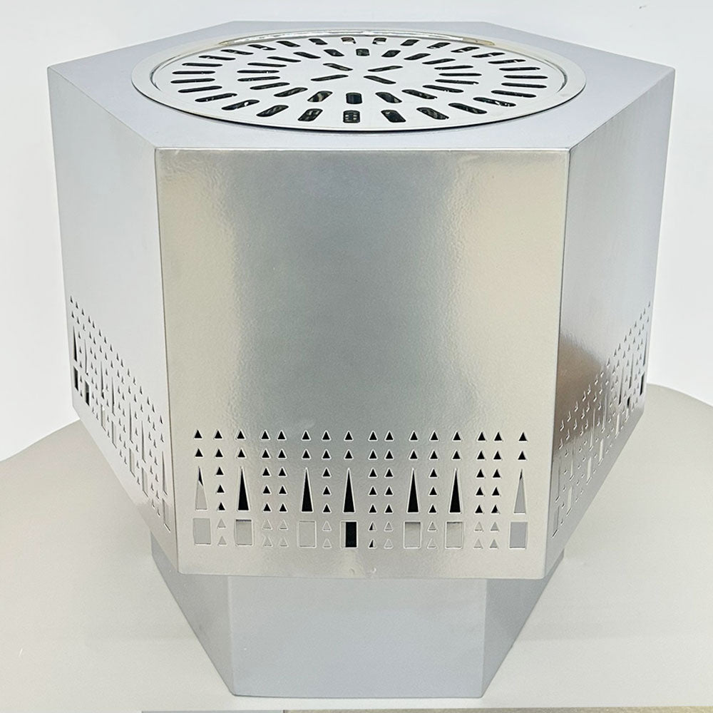 دوة و شواية معدنية سداسي الشكل