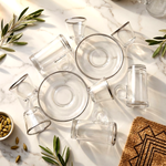طقم استكانة وفنجان 18قطعة