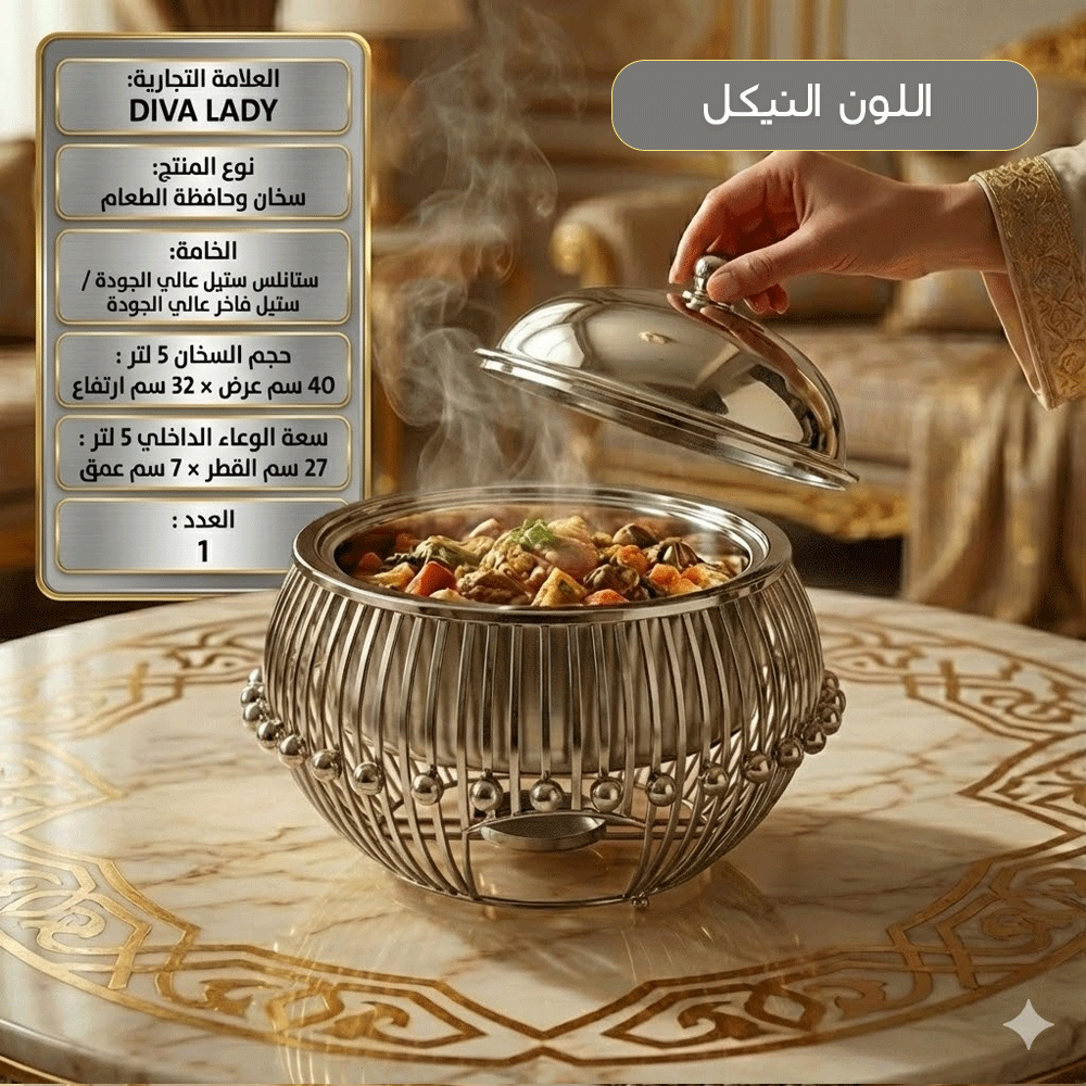 سخان طعام ملكي 5 لتر