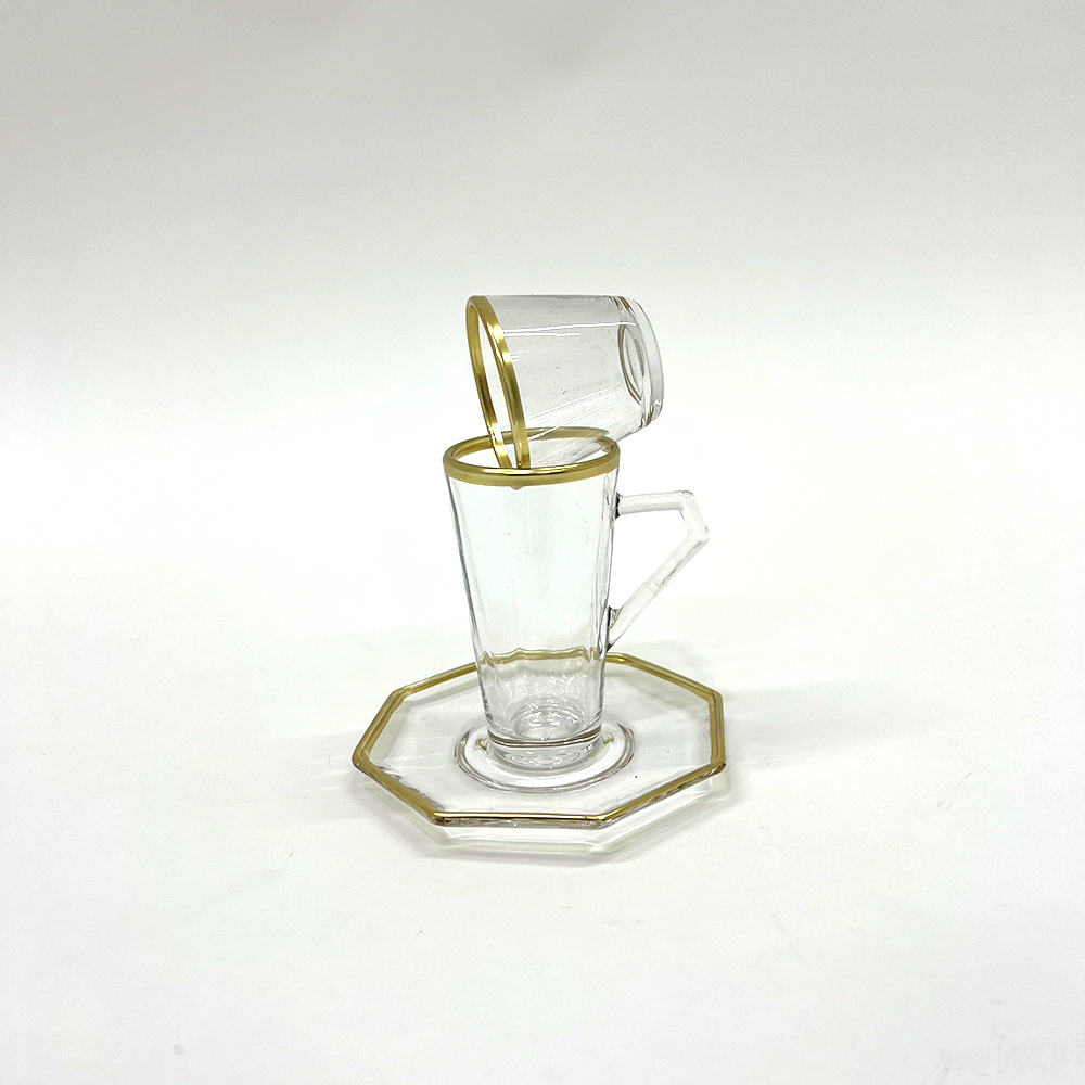 طقم استكانة وفنجان 18قطعة