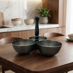 وعاء تقديم ثلاثي