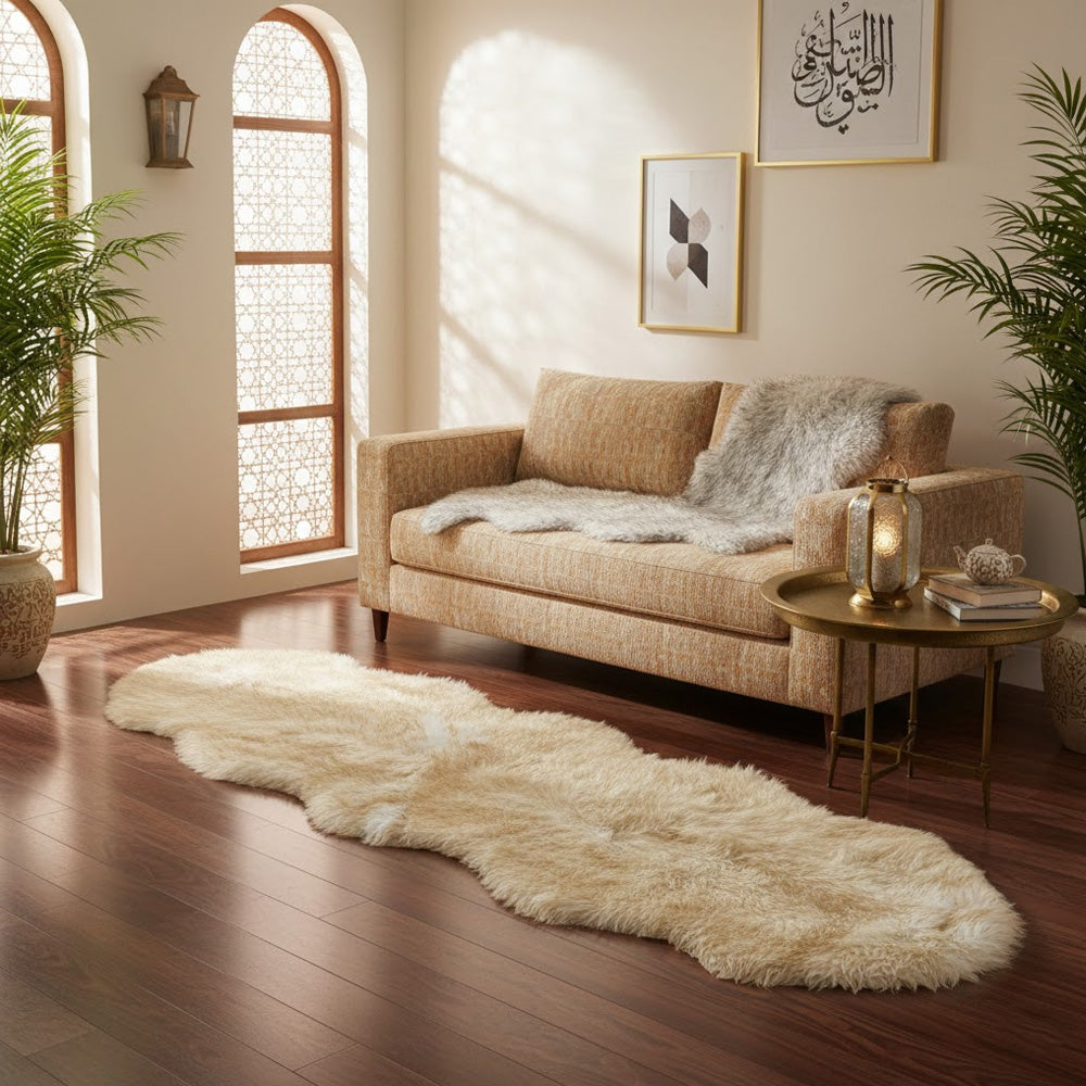 سجادة من الفرو الناعم