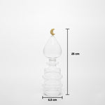 زينة من زجاج القمر