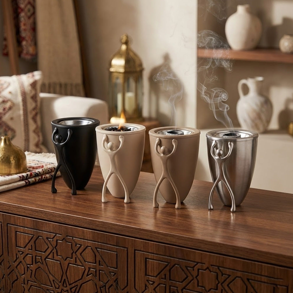 مبخرة بخور حديثة من الفولاذ