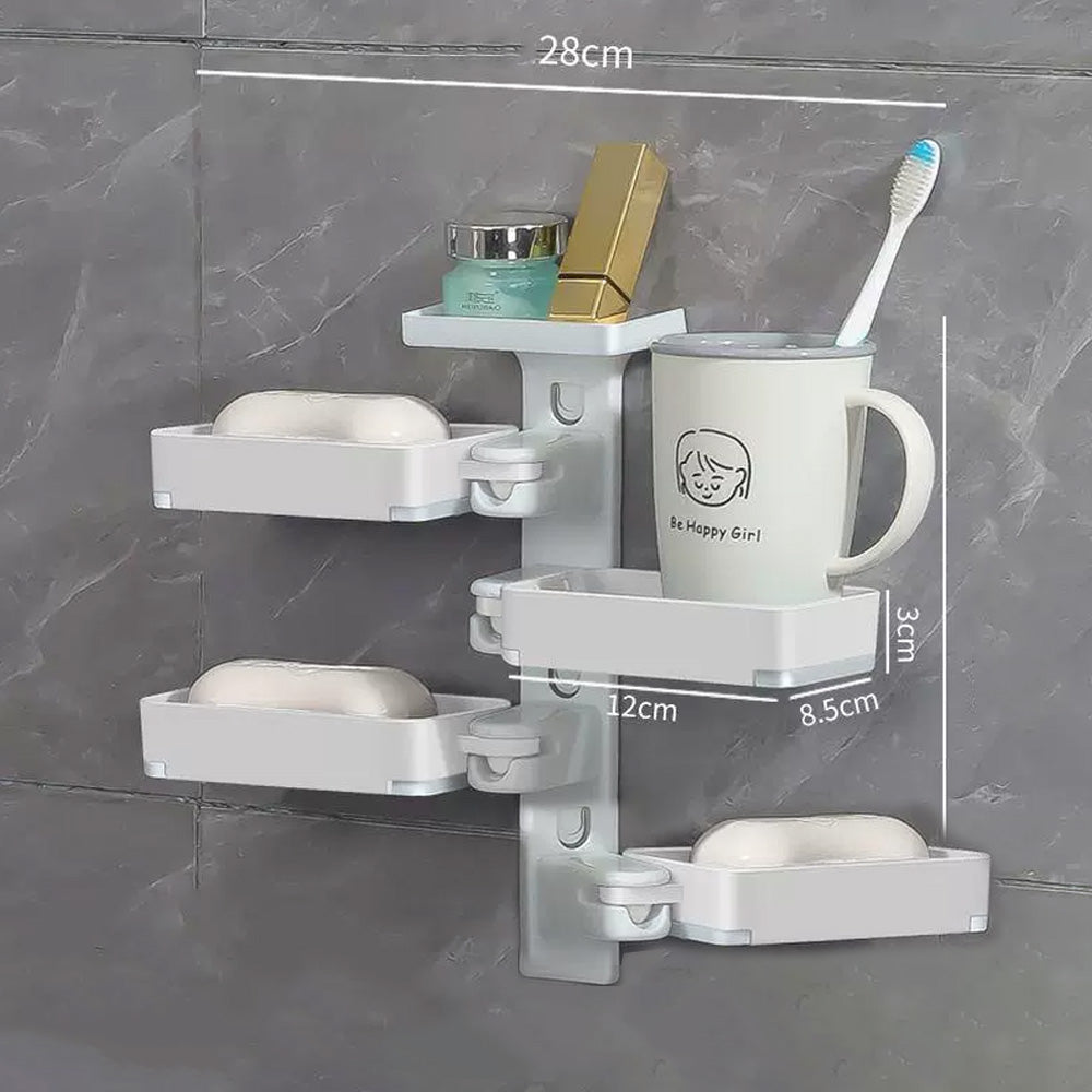 رف حمام قابل للدوران