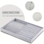 صينية مخملية للخواتم والمجوهرات