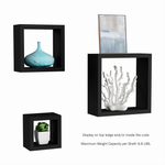 طقم أرفف حائط ديكور 3 قطع