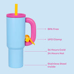 كوب بمقبض مرن