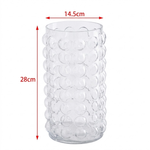 مزهرية زهور زجاجية