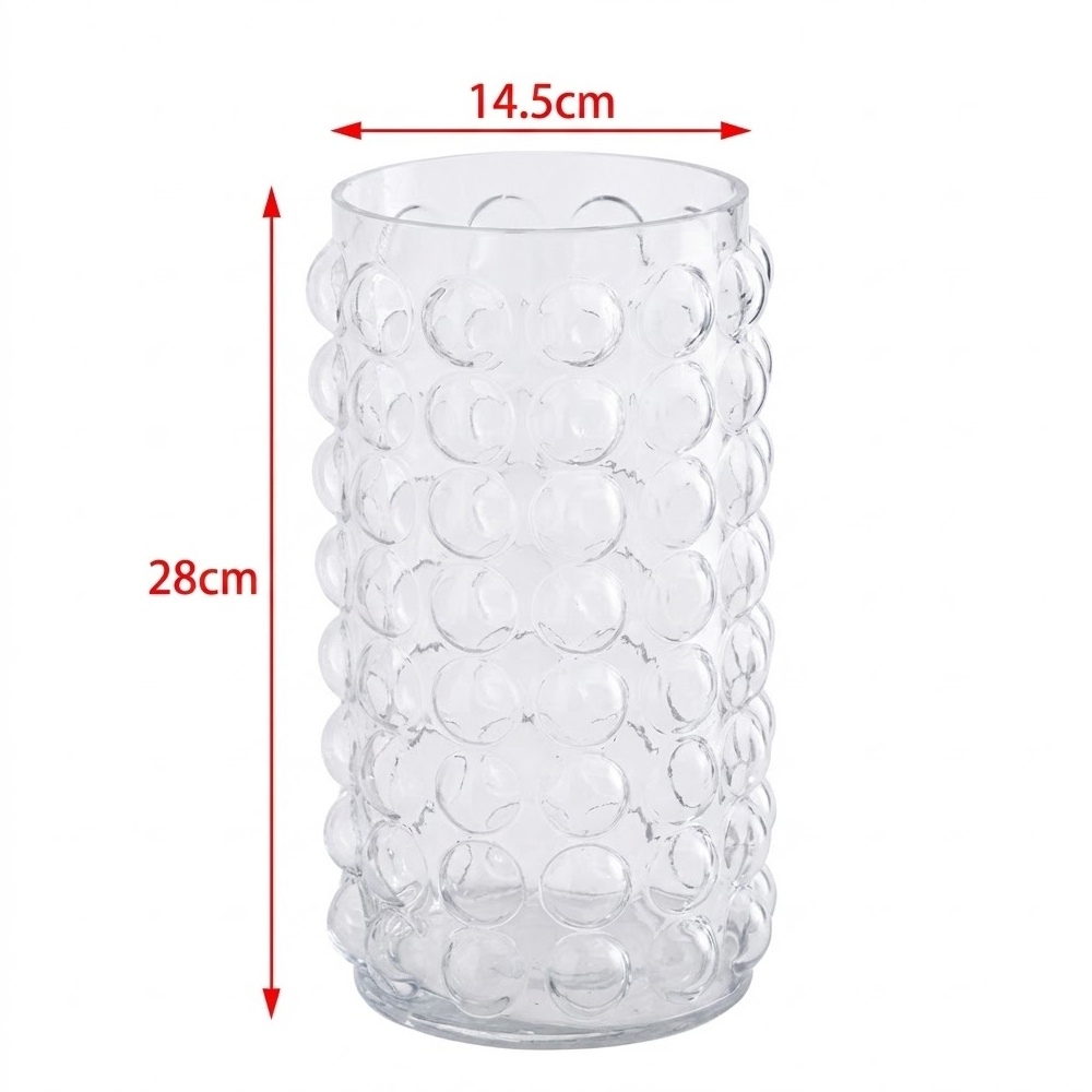 مزهرية زهور زجاجية