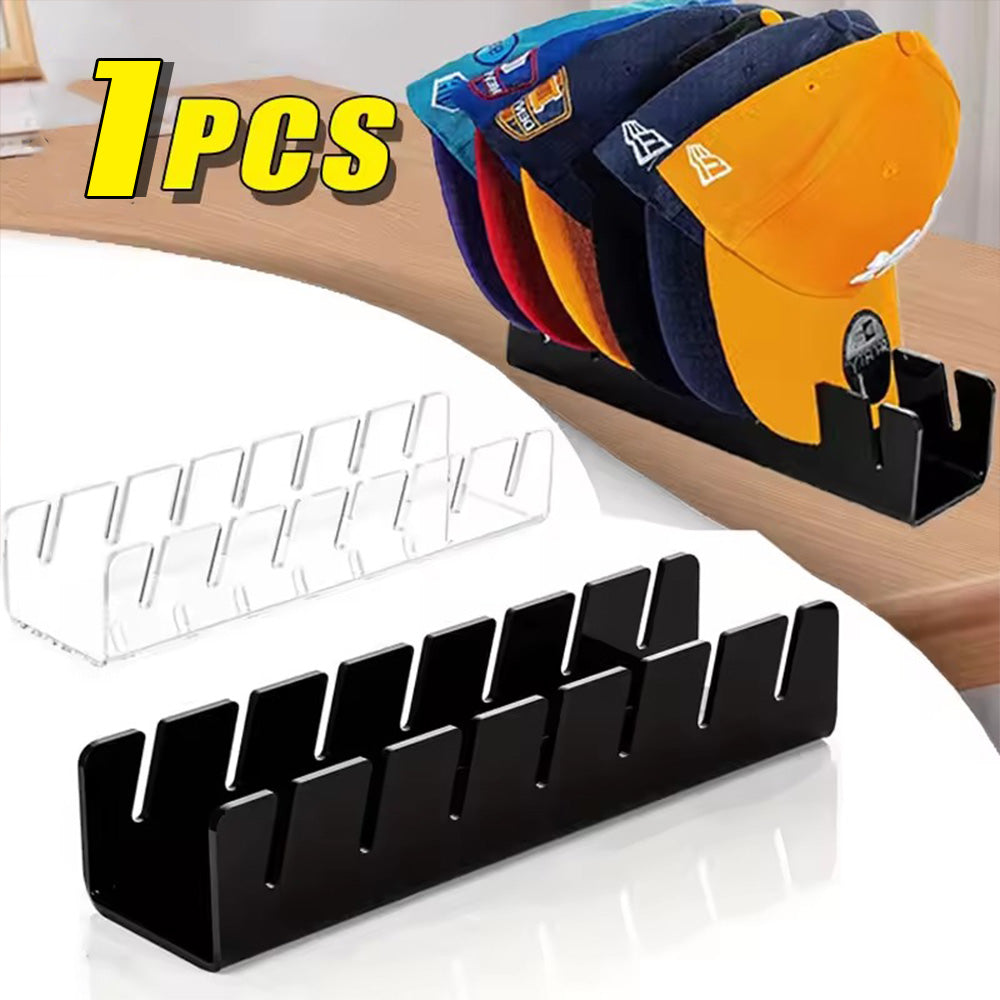 رفوف لعرض وتنظيم القبعات لـ 14 قبعة