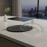 صينية تقديم بغطاء مقبب - كبير