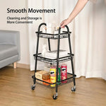 سلة تخزين بثلاثة أرفف