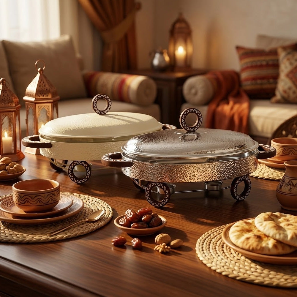 سخان طعام مع طبق زجاجي 3 لتر