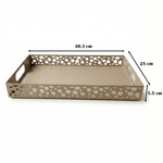 صينية تقديم معدنية