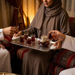 صينية بمقبض من الرخام