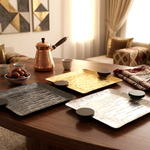 صينية تقديم مربعة صغيرة