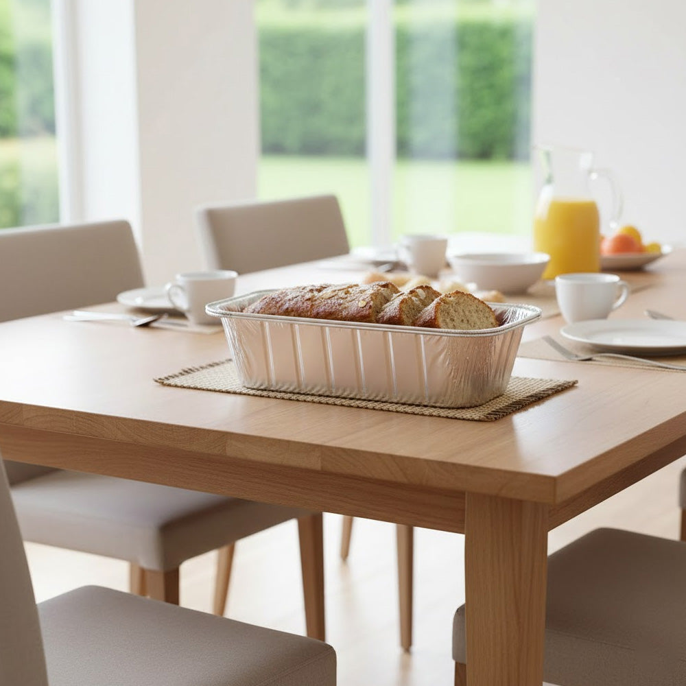 صواني خبز من رقائق الألومنيوم