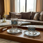 طقم استكانة وفنجان 18قطعة