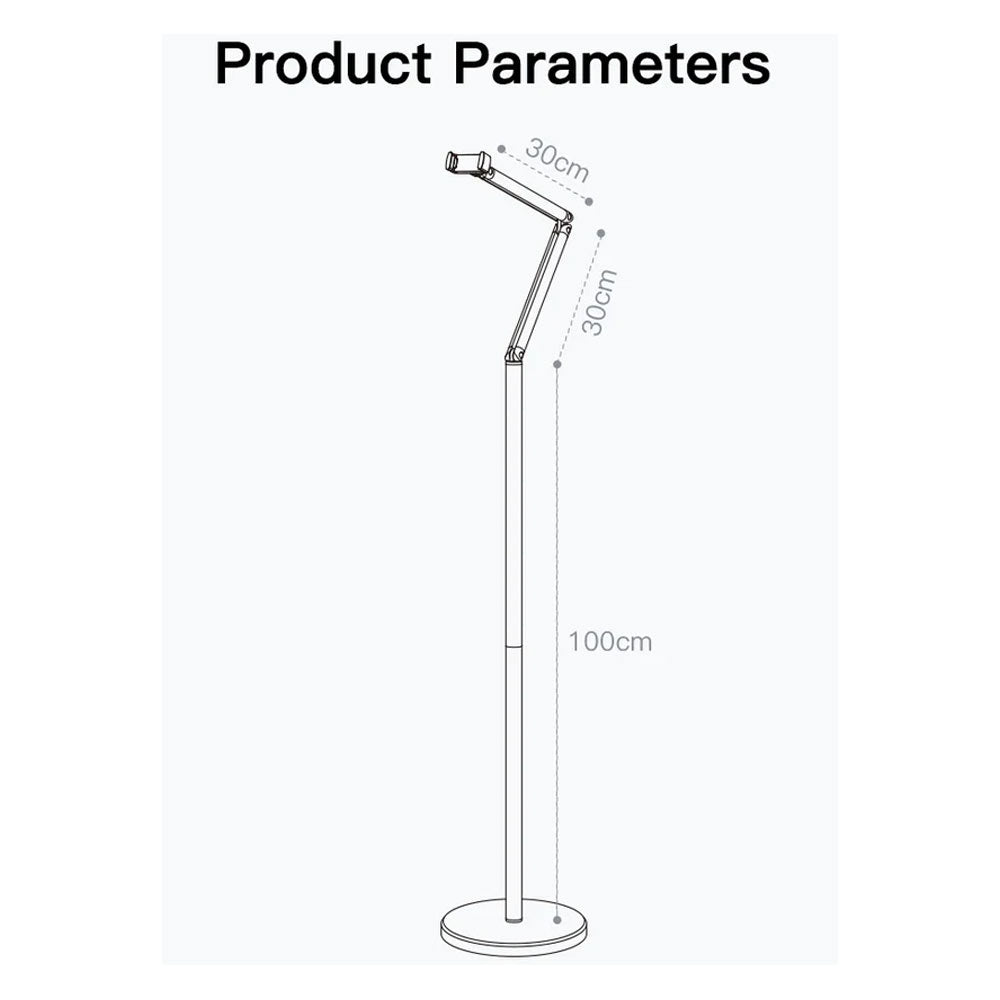حامل أرضي بذراع مرن دوار 360 درجة