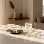 طقم استكانة وفنجان 18قطعة