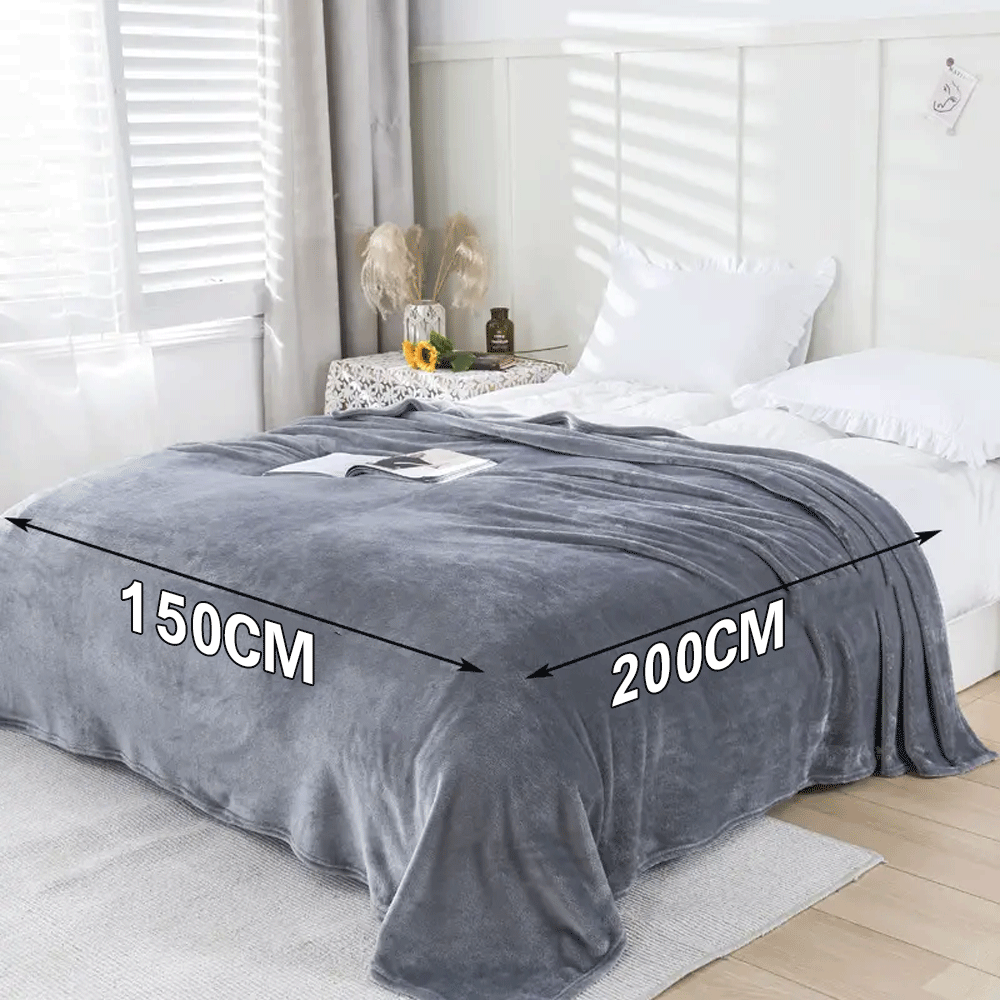 بطانية قطيفة فاخرة ناعمة