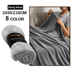 بطانية قطيفة فاخرة بنعومة كثيفة