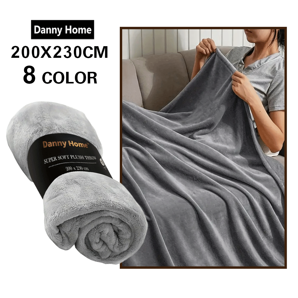 بطانية قطيفة فاخرة بنعومة كثيفة