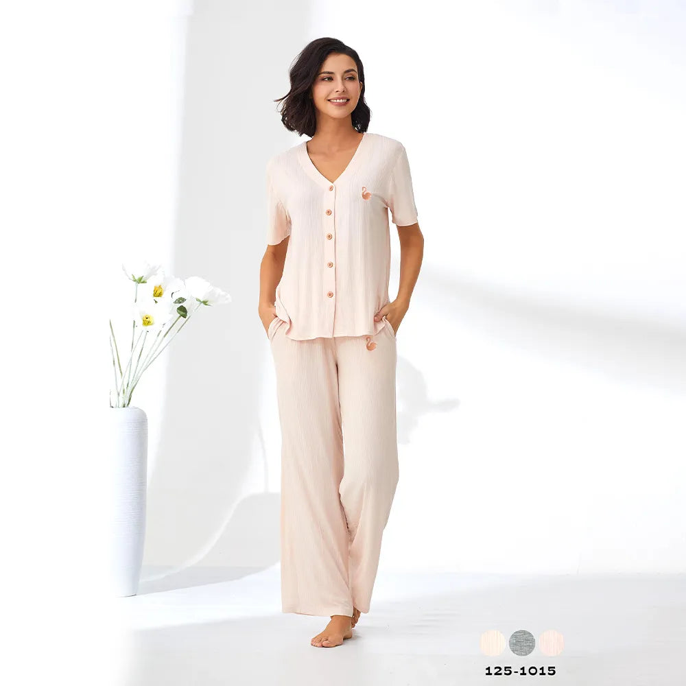 بيجامة نسائي 2ق ازرار