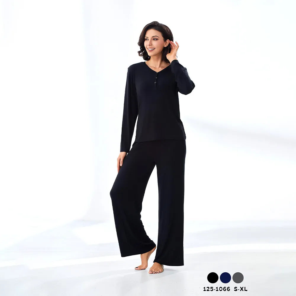 بيجامة نسائى بياقة ٧