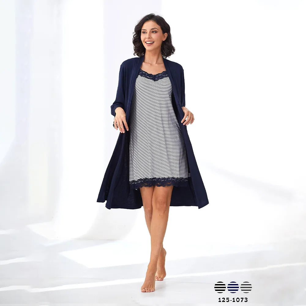 روب نسائي مخطط