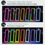 مرآة مع ضوء LED