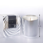 شمعة عطرية فضية كثيفة