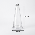 مزهرية زهور زجاجية