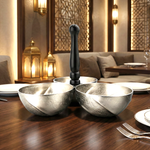 وعاء تقديم ثلاثي