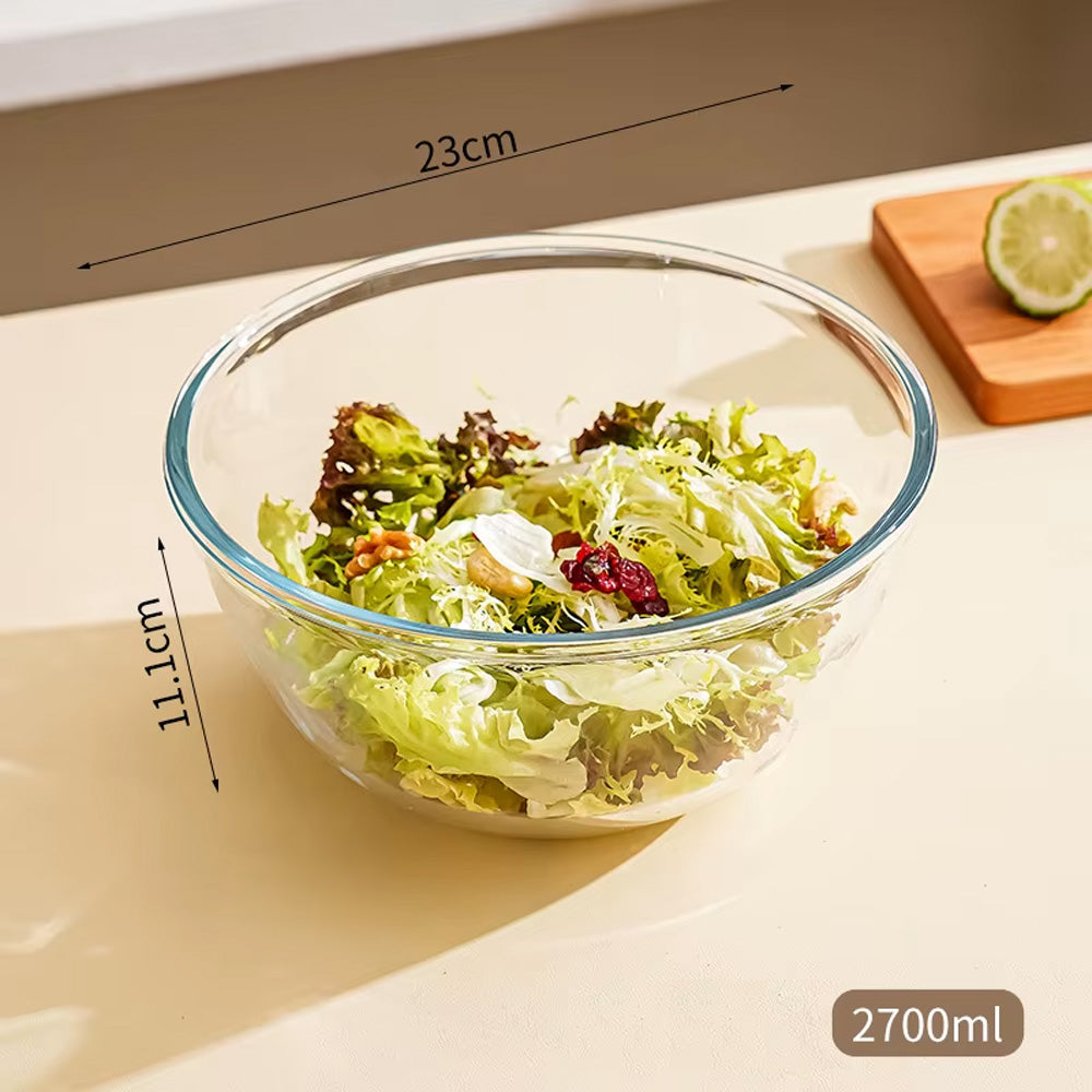 مجموعة أوعية زجاجية