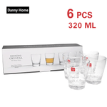 طقم أكواب زجاج  4 قطع